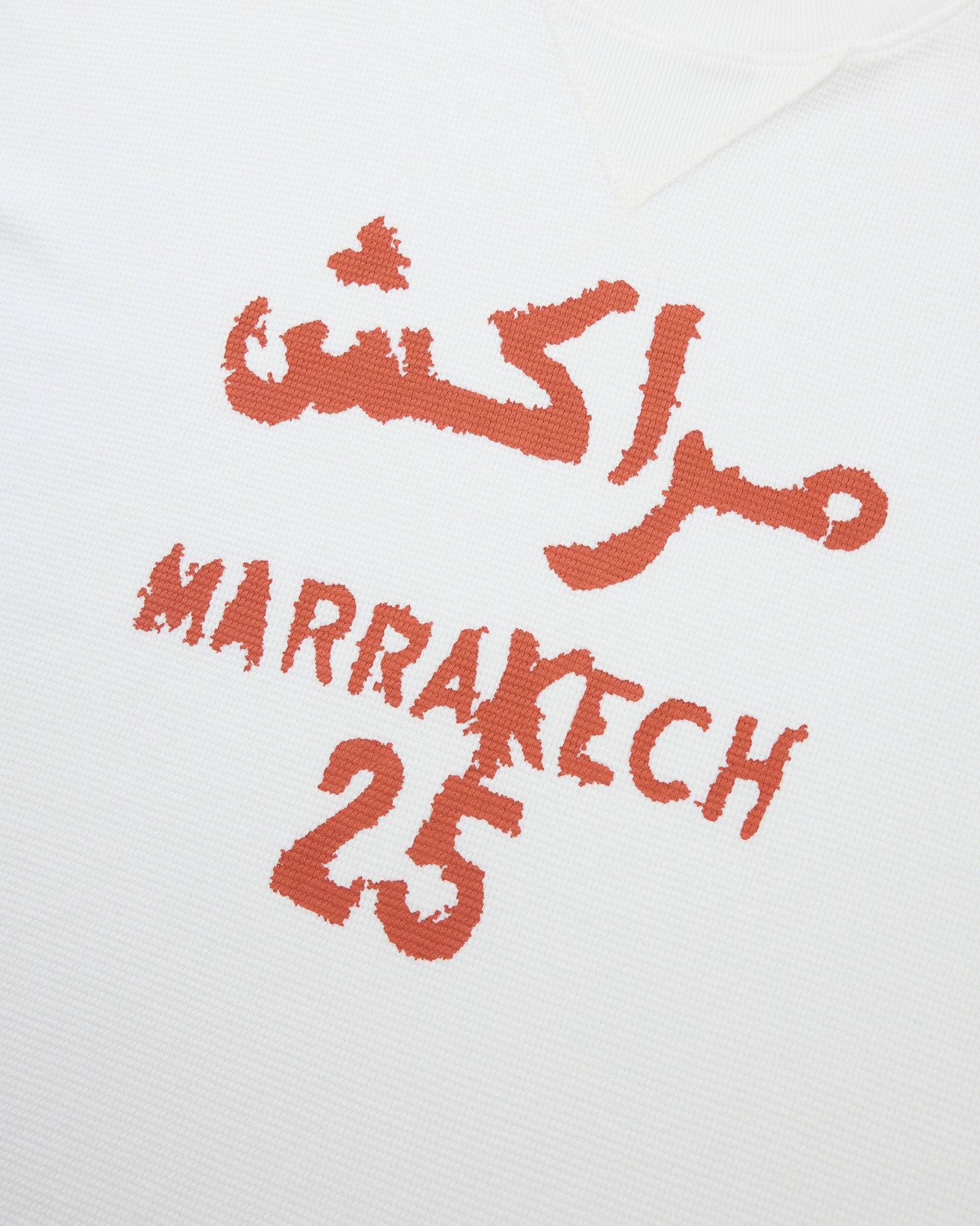 MARRAKECH 25 WAFFLE LONGSLEEVE ECRU