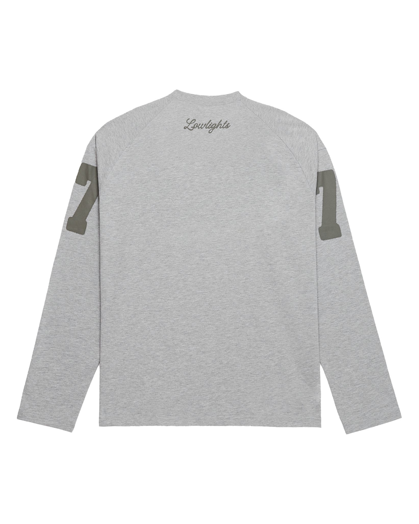 7eventy 7even raglan longsleeve grey melange