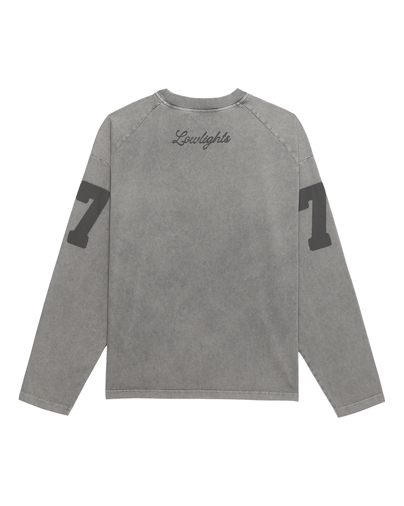 7eventy 7even raglan longsleeve dark shadow acid wash