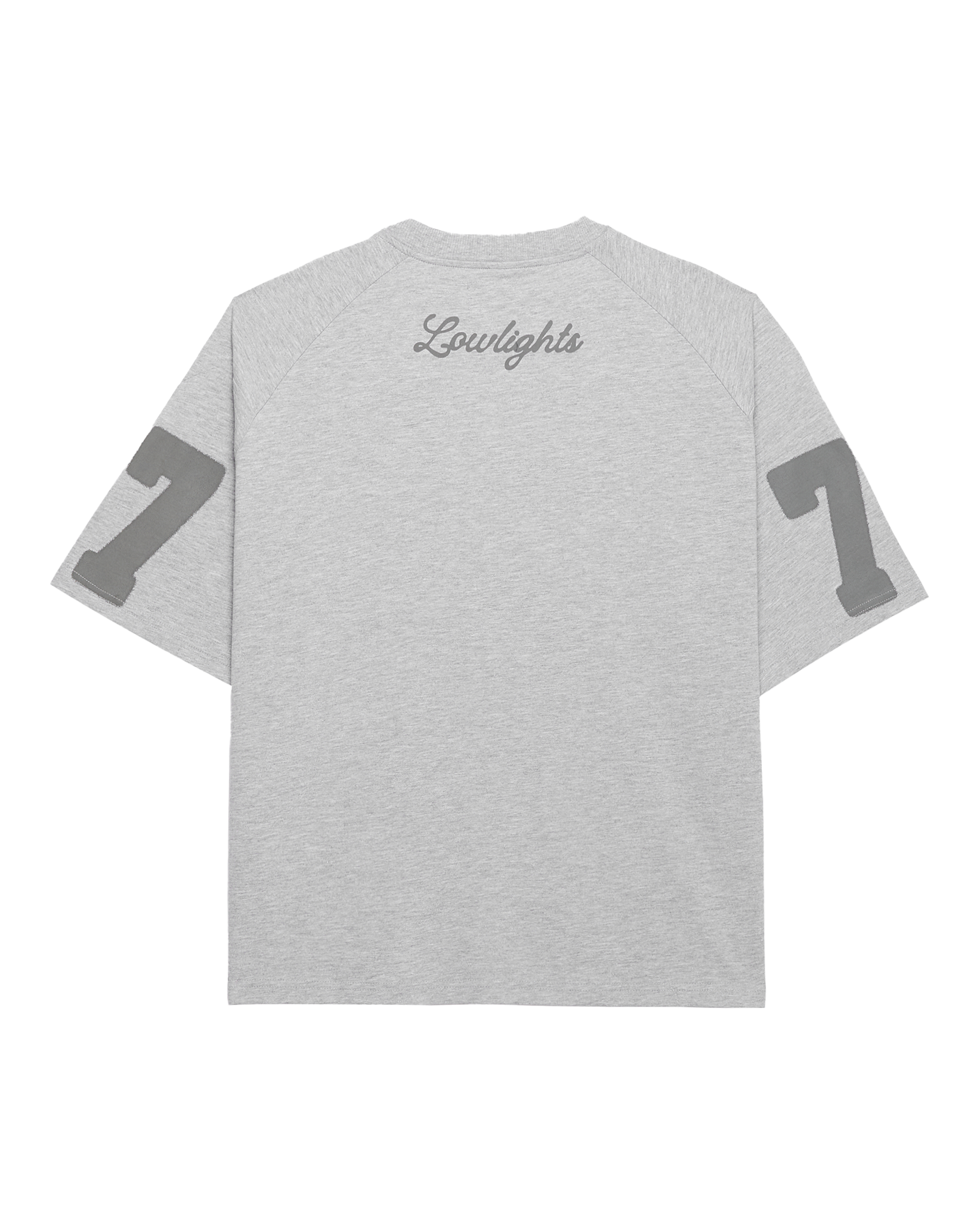 7eventy 7even raglan t-shirt grey melange