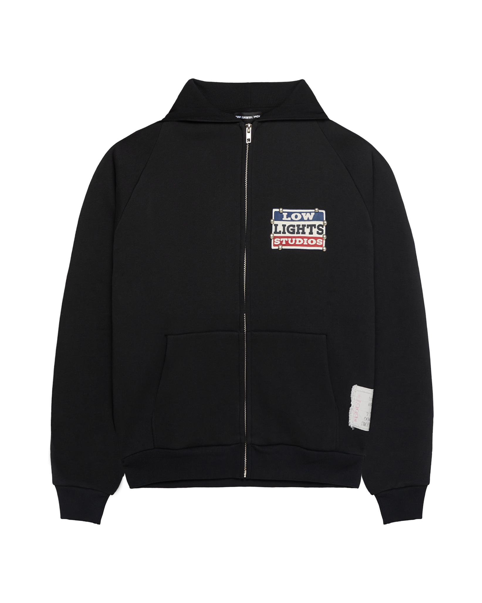 Repair dept. raglan zip-hoodie black
