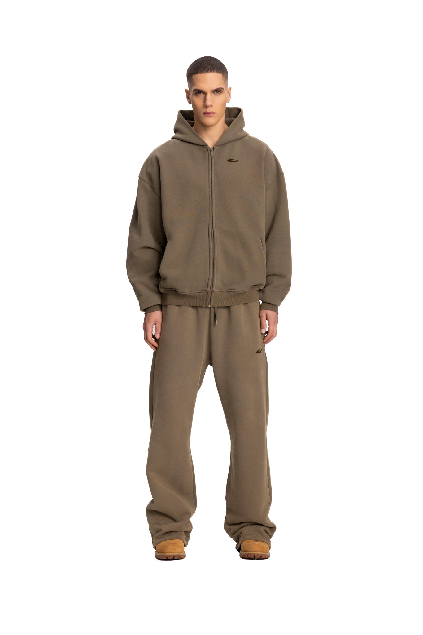 CORE ZIP HOODIE TEA LEAF