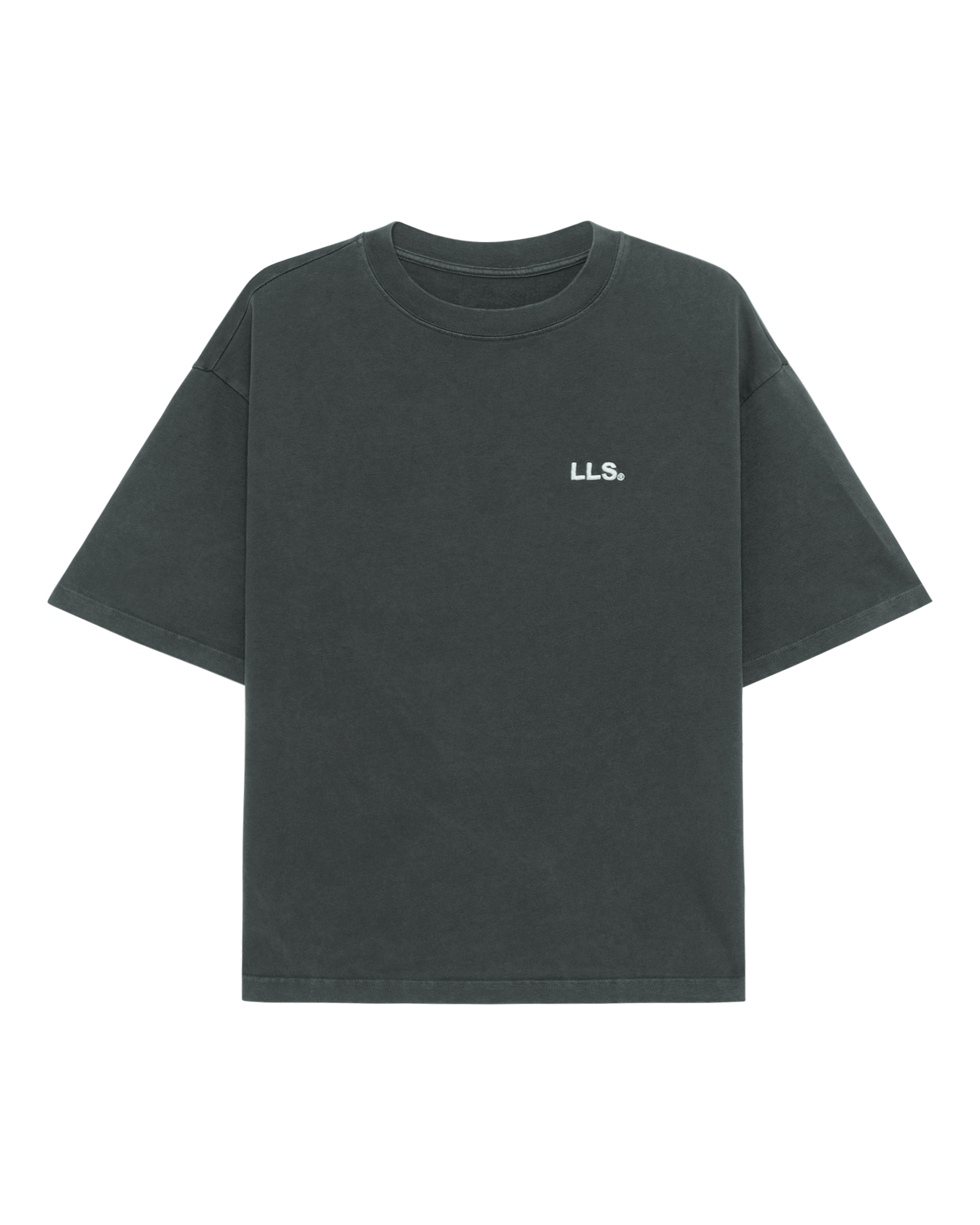 Lmnts tee grey stone wash