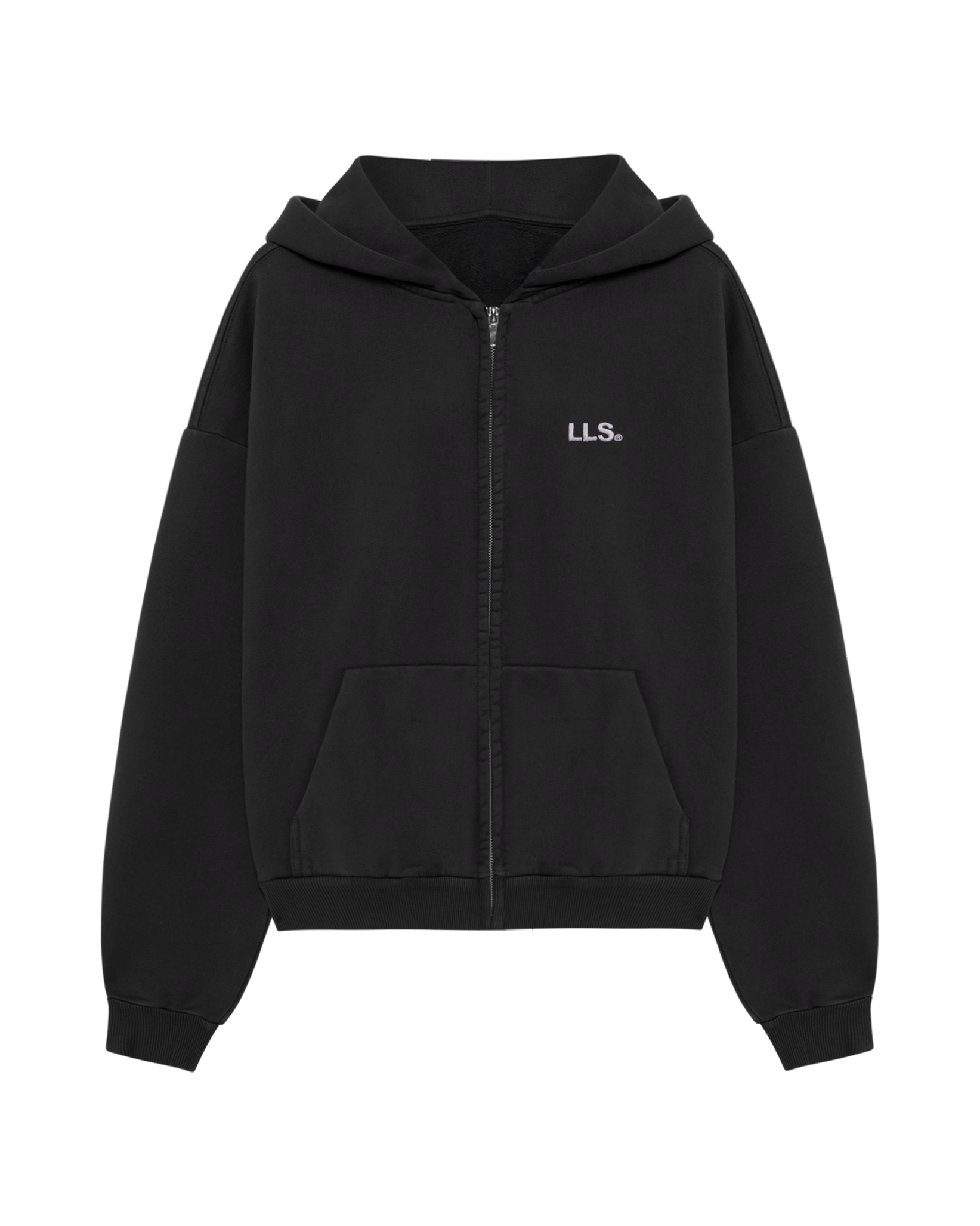 Lmnts zip hoodie black