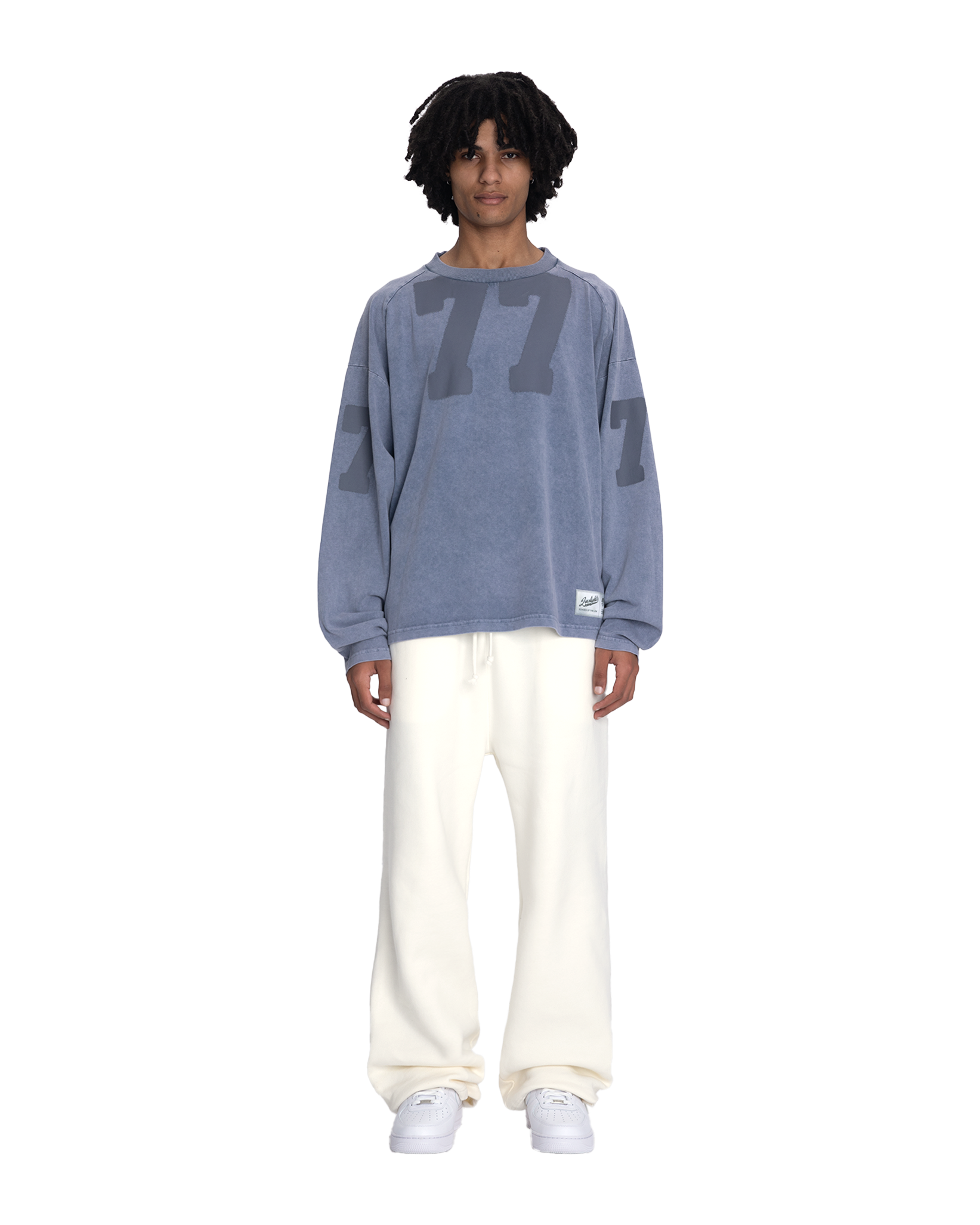 7eventy 7even raglan longsleeve midnight acid wash