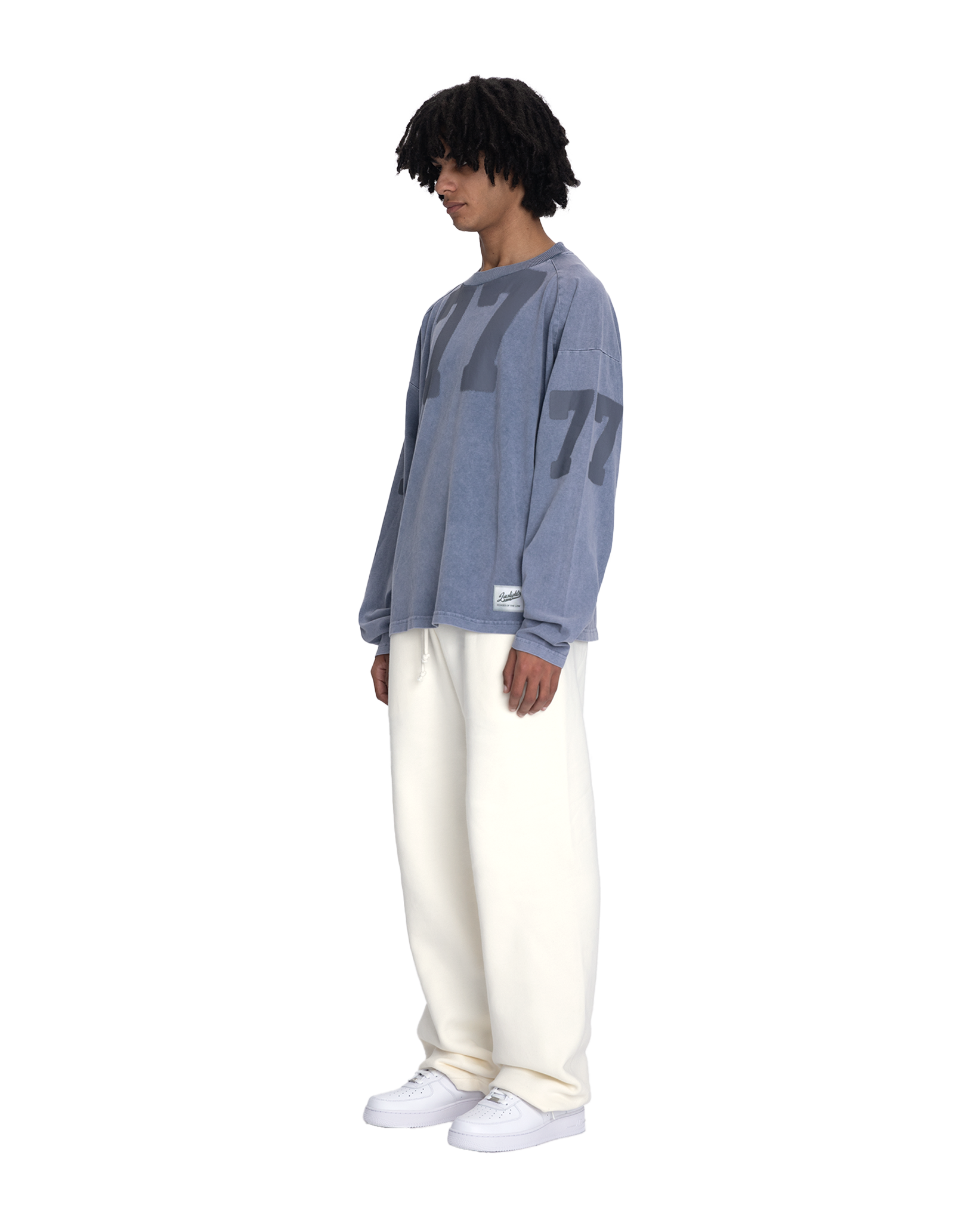 7eventy 7even raglan longsleeve midnight acid wash