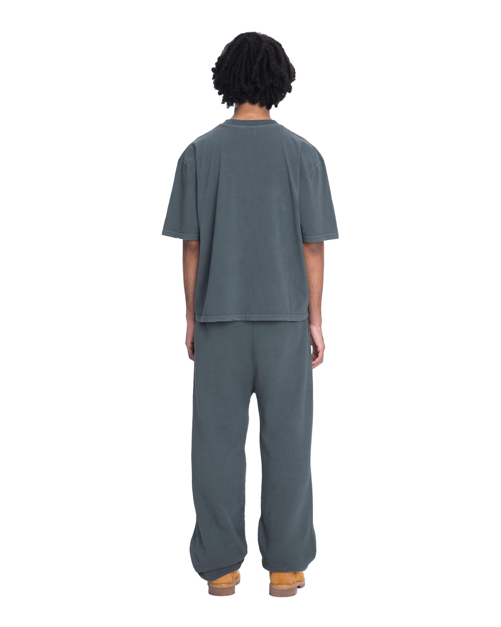 Lmnts tee grey stone wash