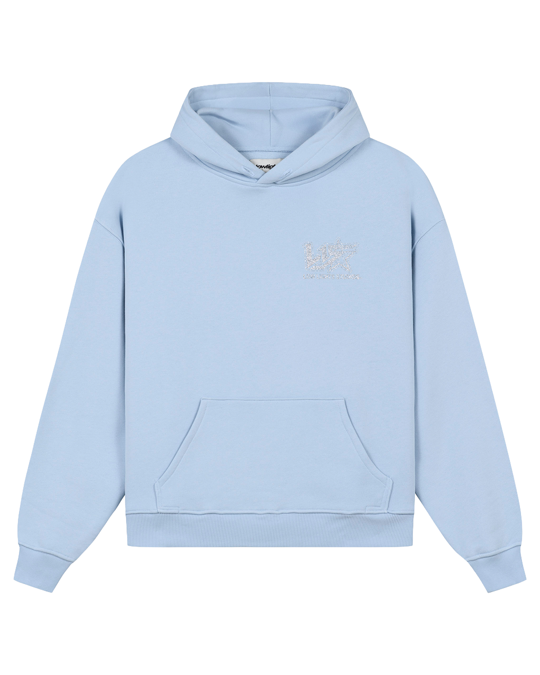 RSR Rhine Stone Hoodie Baby Blue