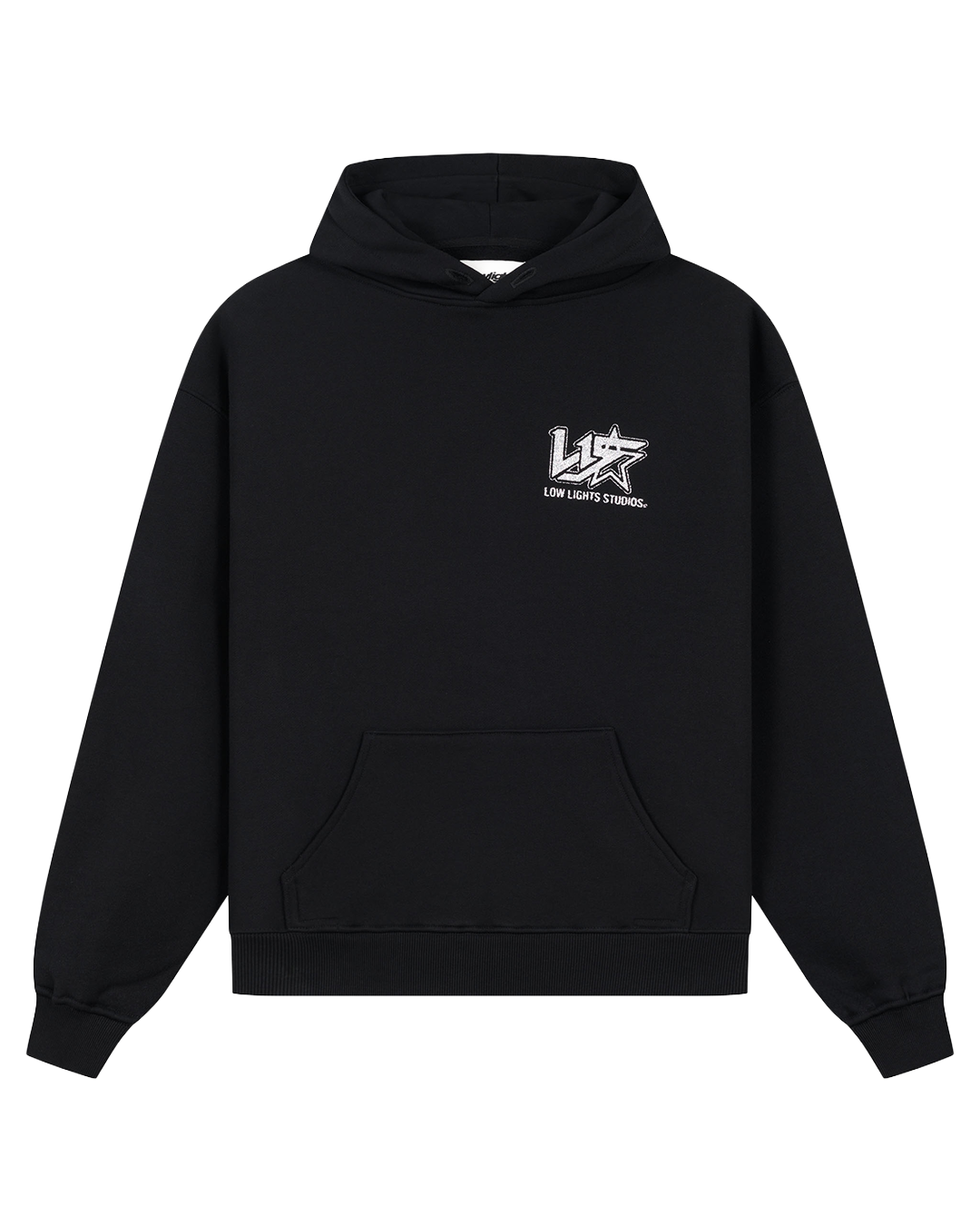 RSR Rhine Stone Hoodie Black