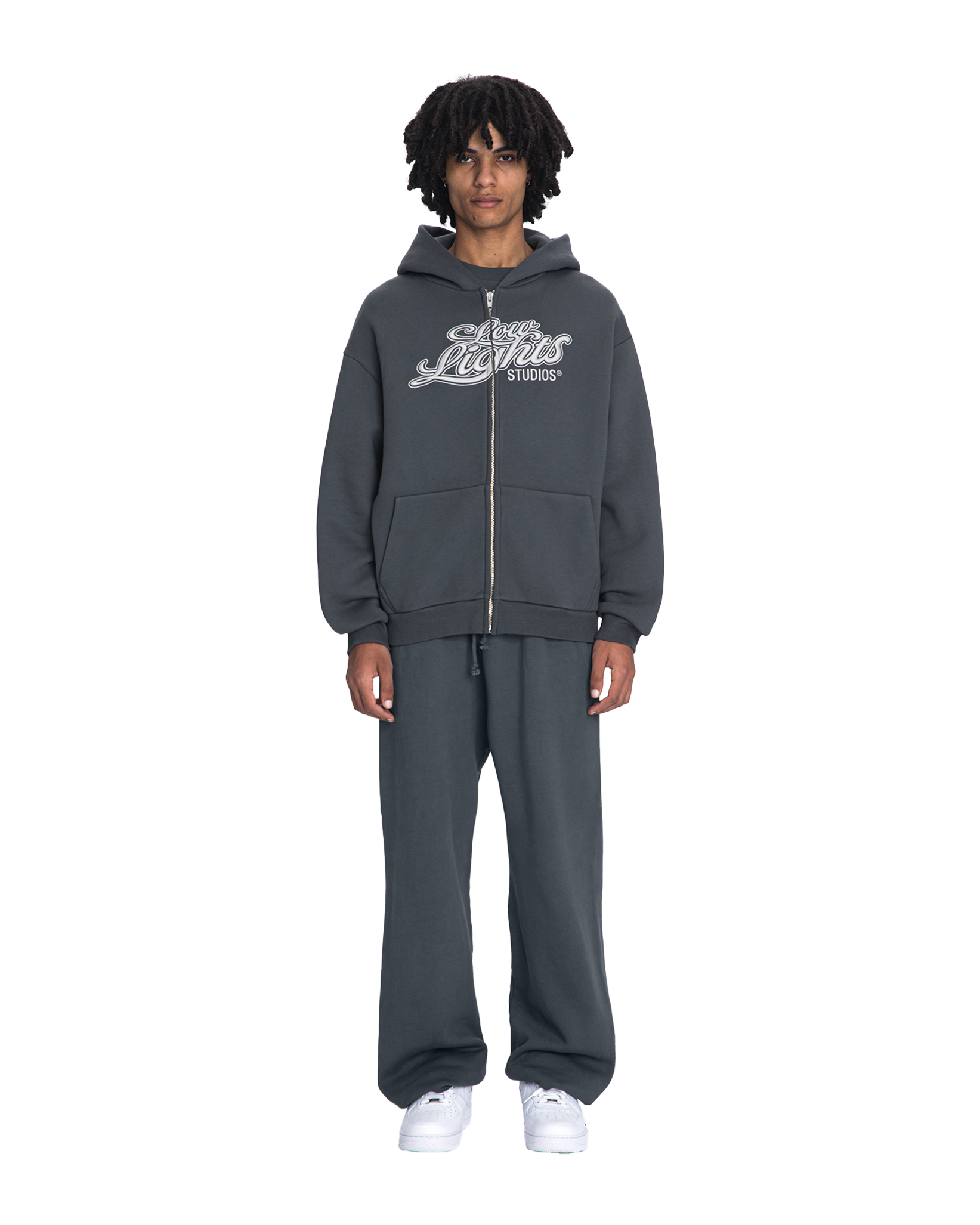 Mirage zip hoodie dark shadow