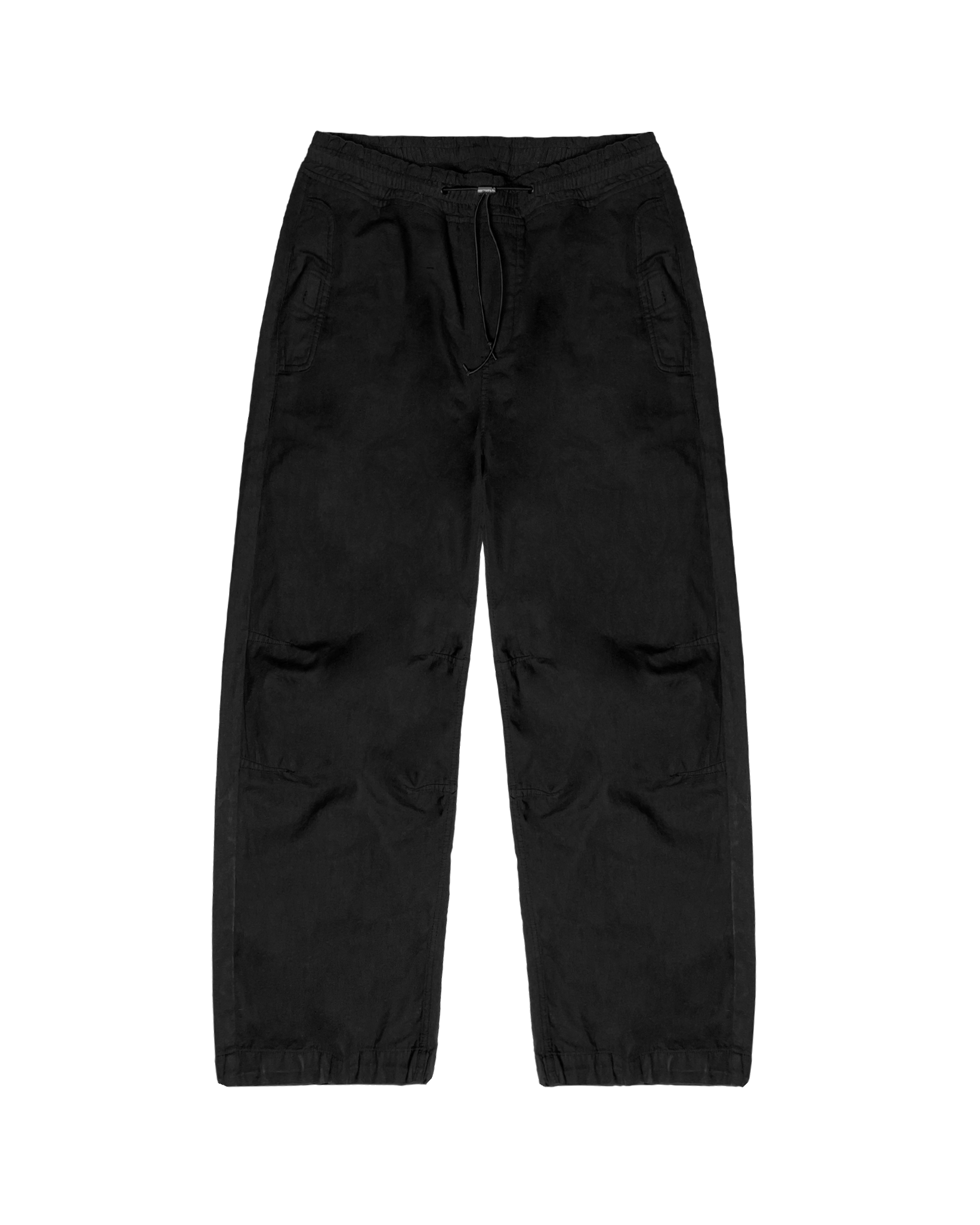 BLACK PARACHUTE PANTS