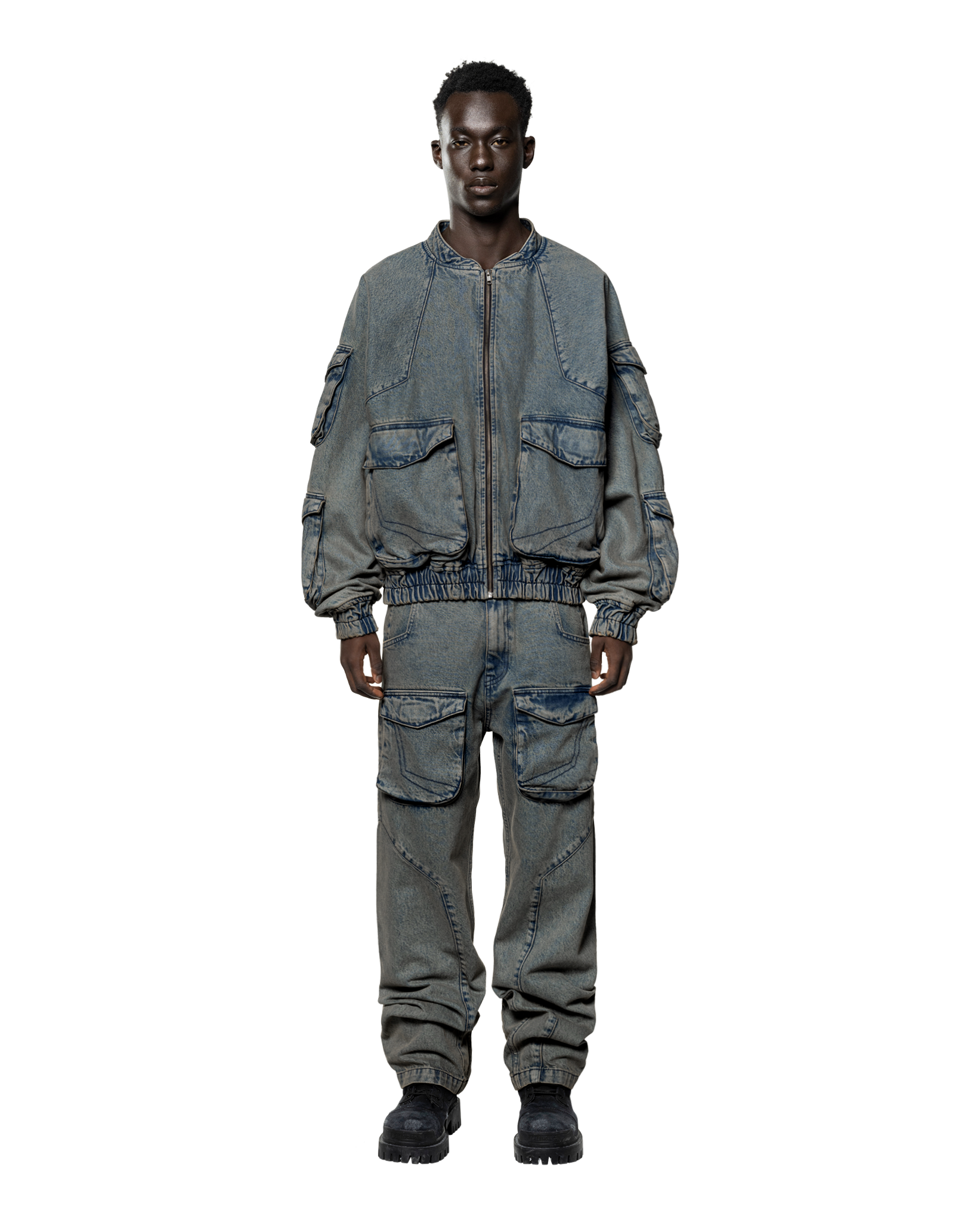 POLAR DENIM BOMBER