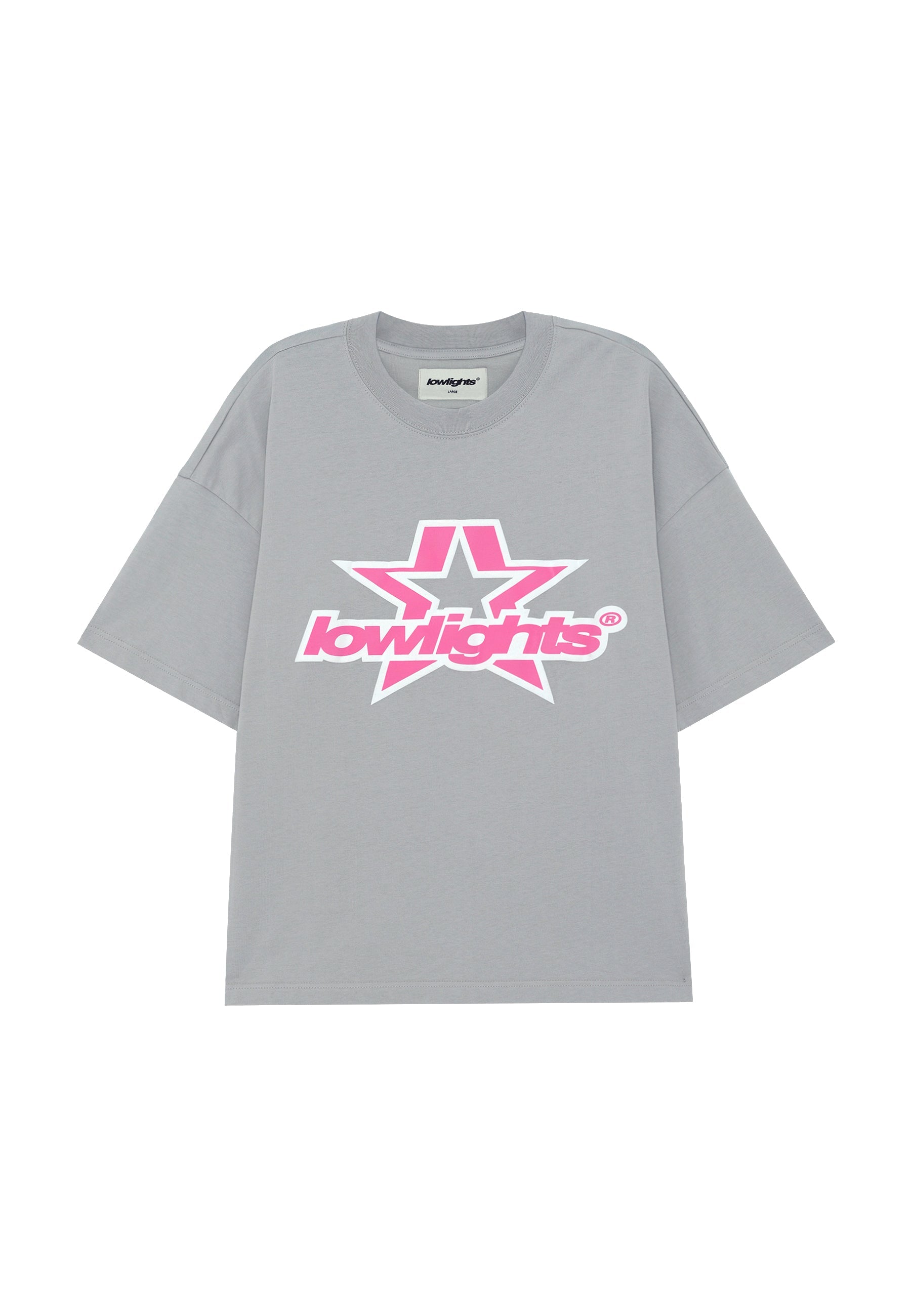 SUPERSTAR TEE LIGHT GREY