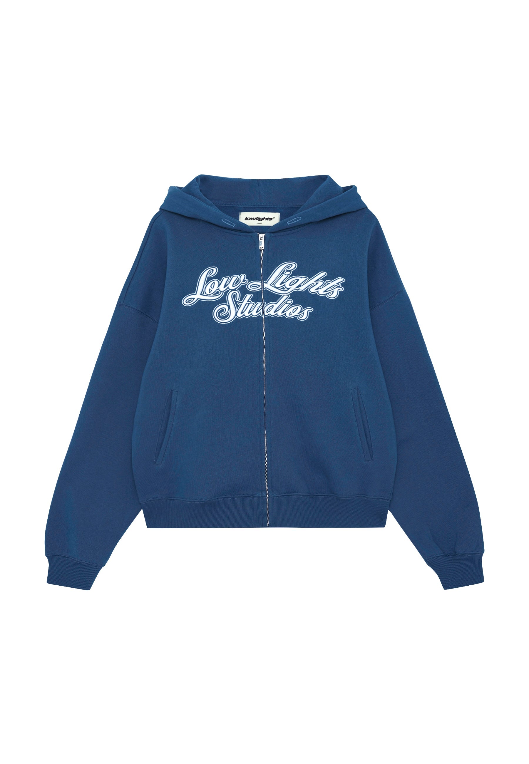 SHUTTER ZIP HOODIE NAVY