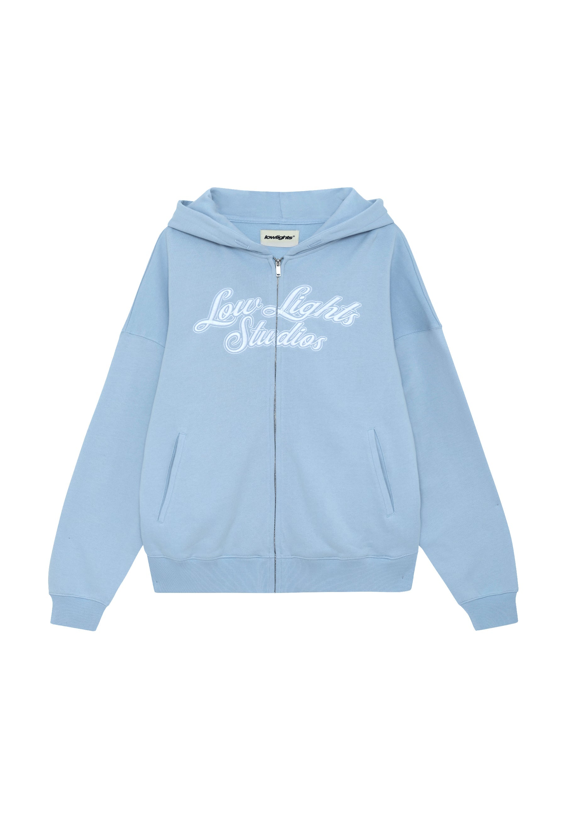 SHUTTER ZIP HOODIE SKY BLUE