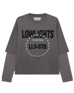 LL OPS WAFFLE LONGSLEEVE ANTHRACITE