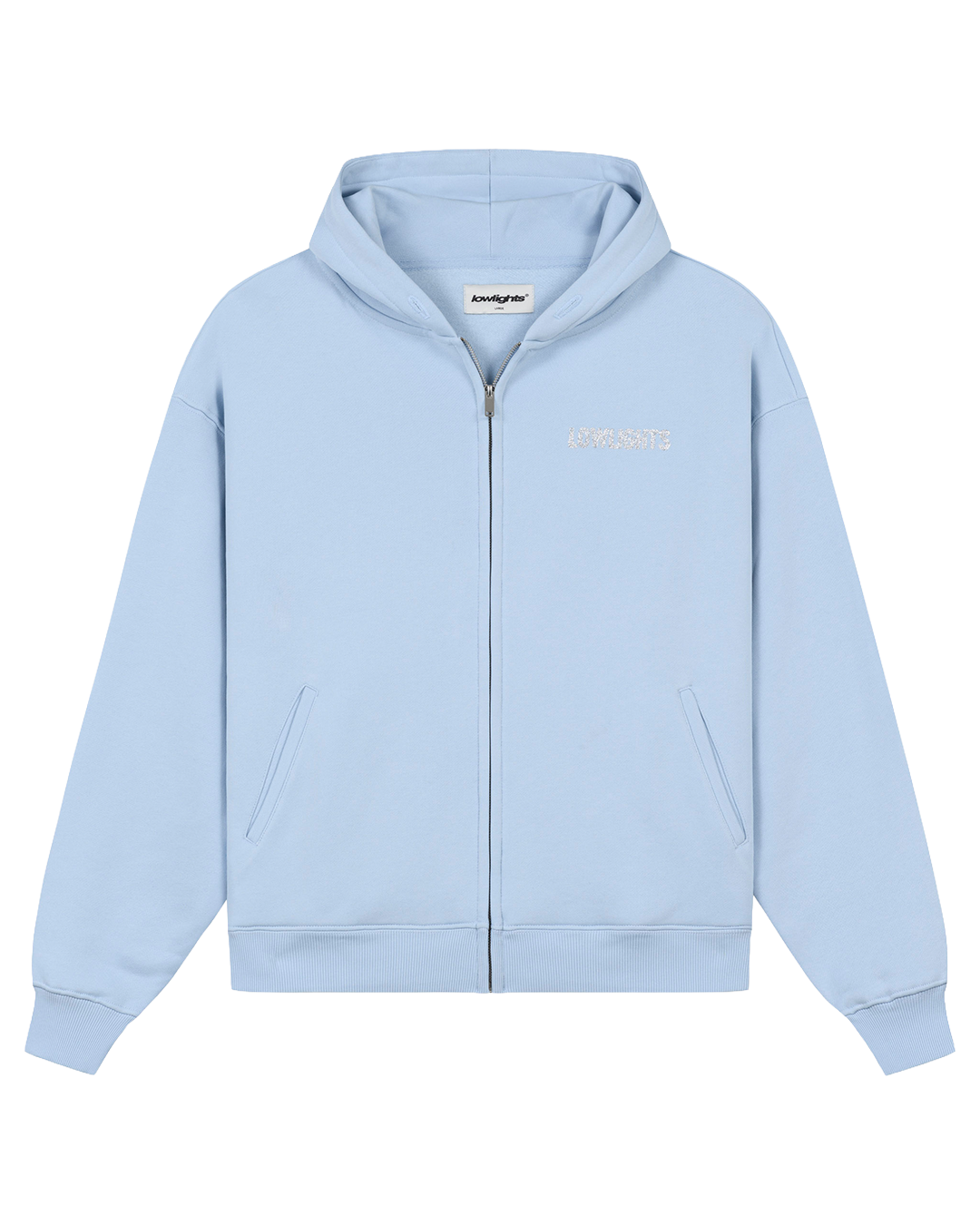 RR Zip Hoodie Baby Blue