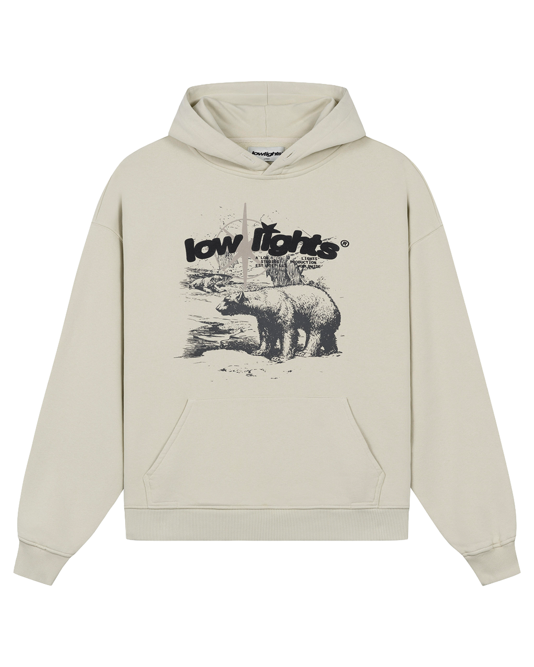 Northern Lights Hoodie Beige