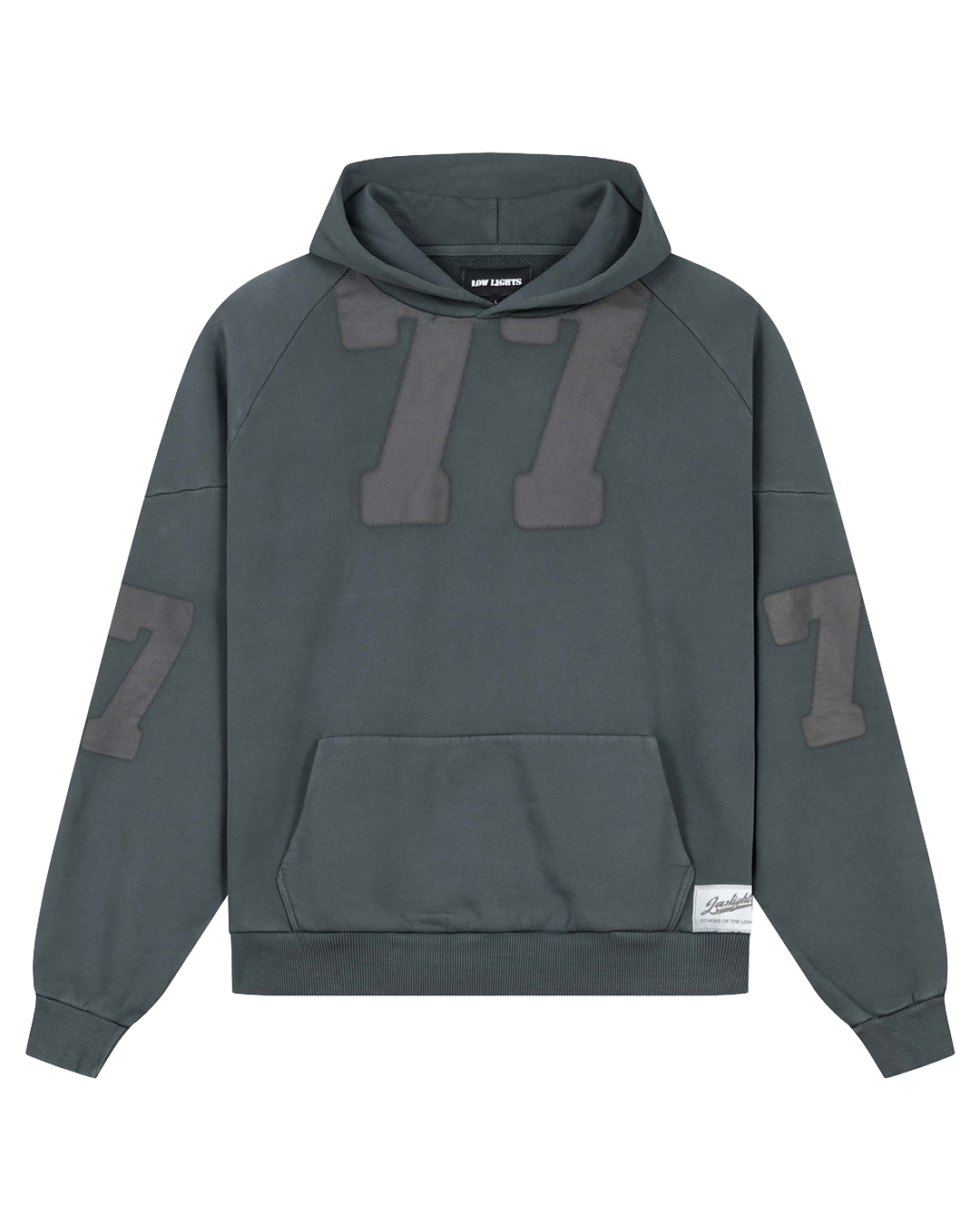 Seventy Seven Hoodie Dark Grey