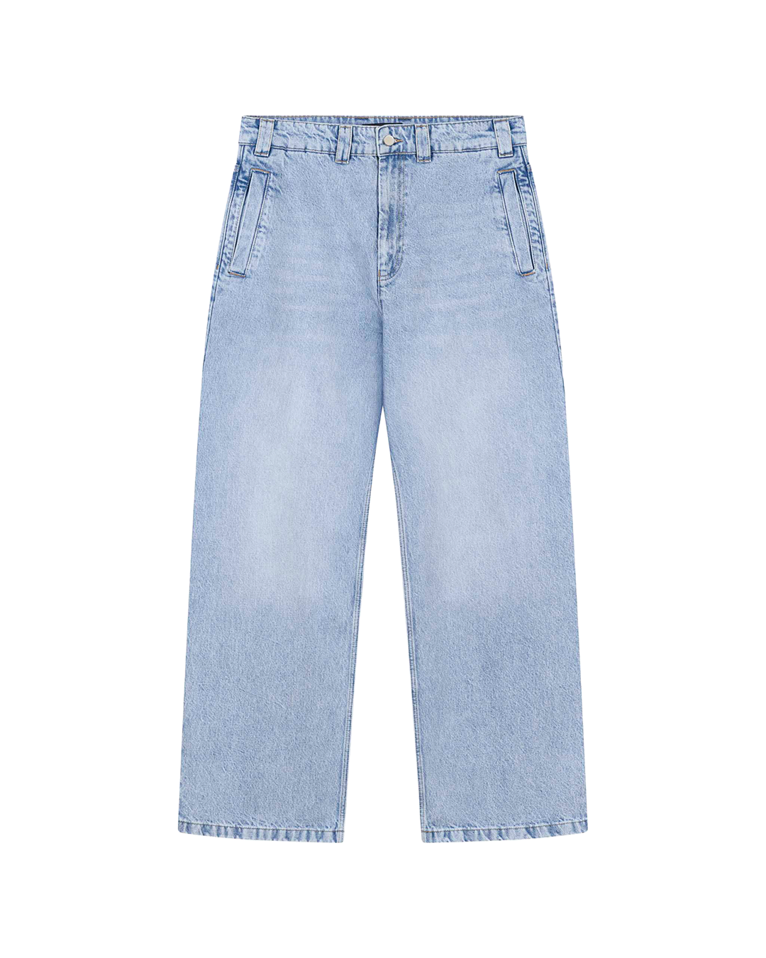 Baggy Denim Washed Blue