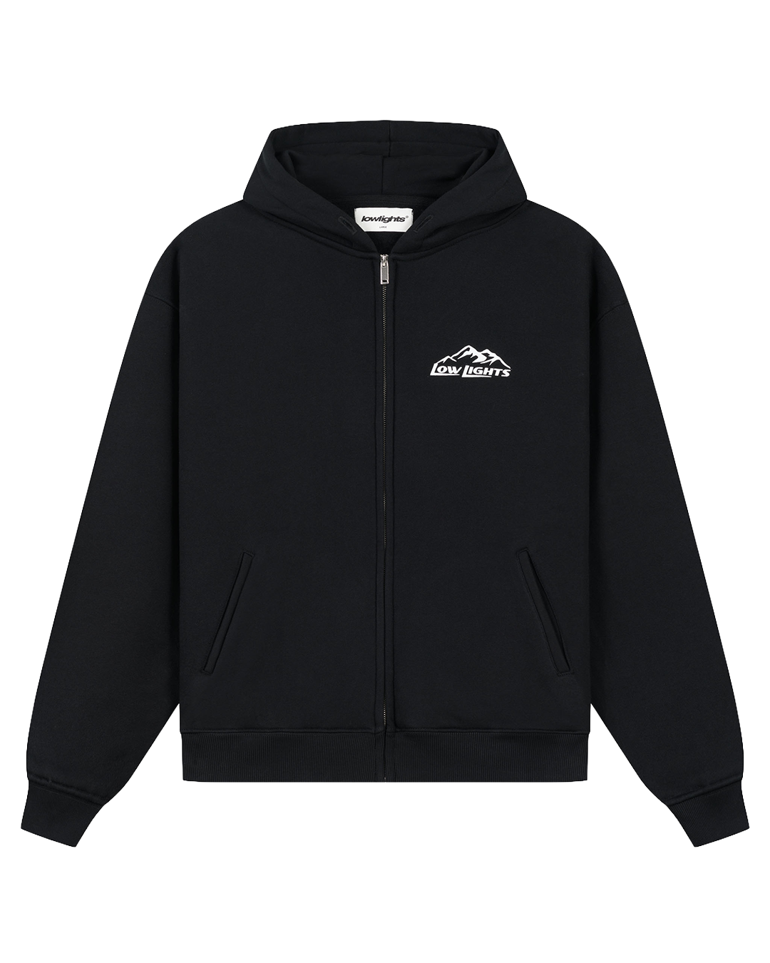 Light Mountain Zip Hoodie Black
