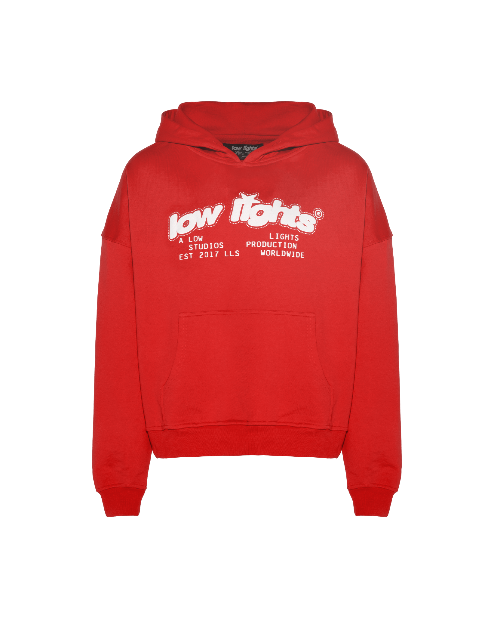 RED LOGO HOODIE